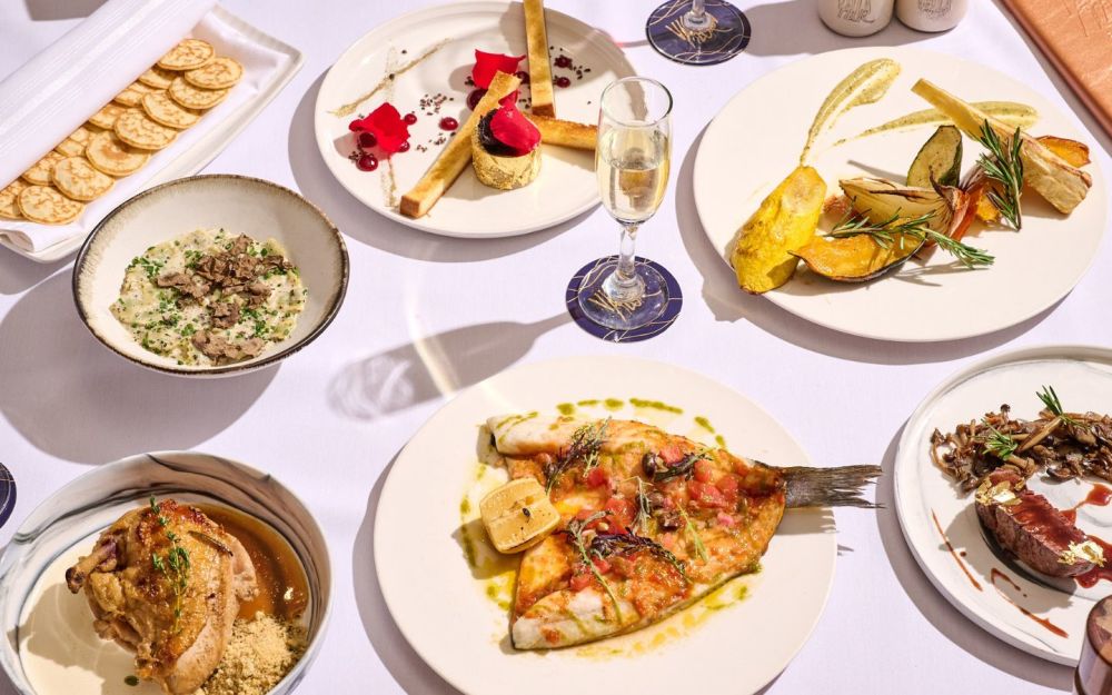 Our menu features a blend of Mediterranean flavors with a dedicated commitment to using seasonal, farm-fresh produce.
