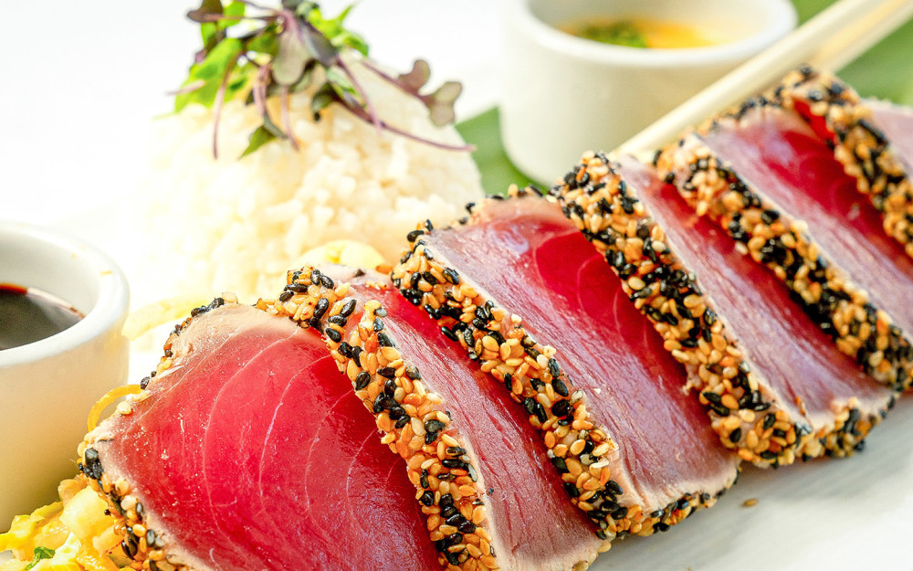 Seared Tuna at A Fish Called Avalon