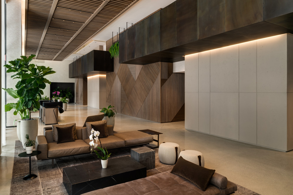 west facing lobby