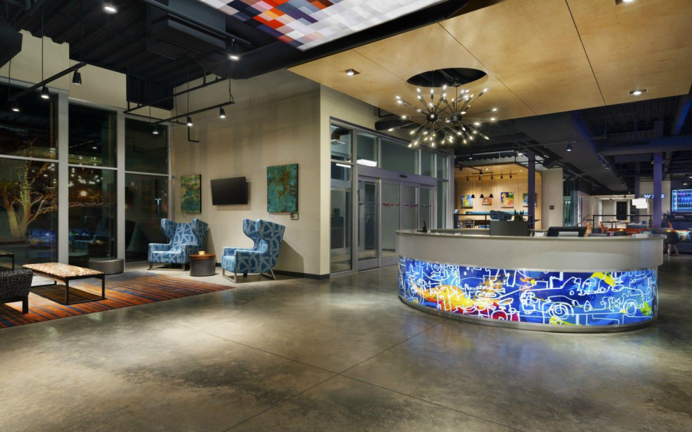 Aloft lobby area