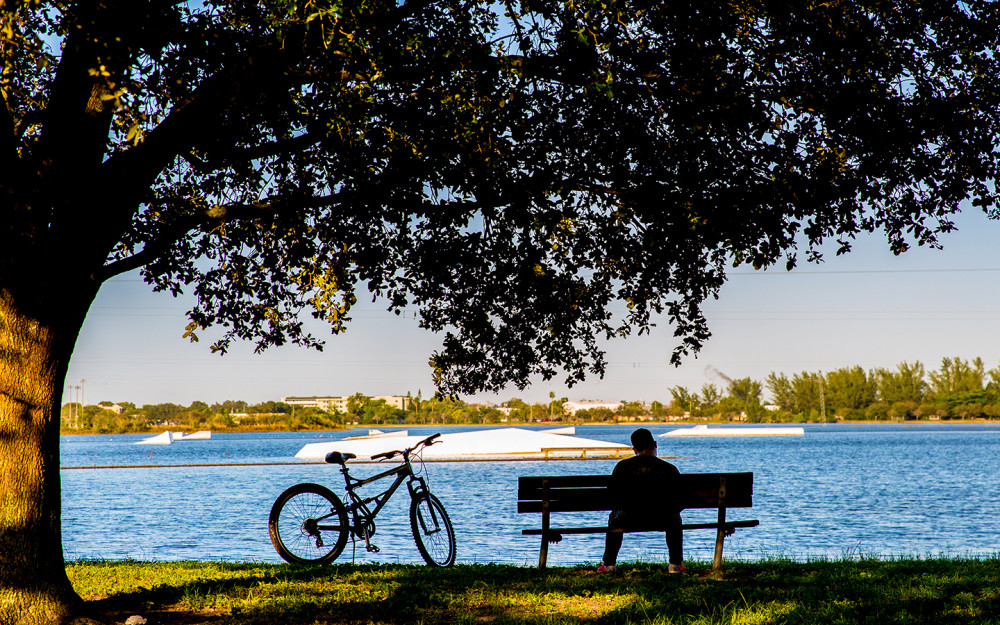 Lake views at Amelia Earhart Park