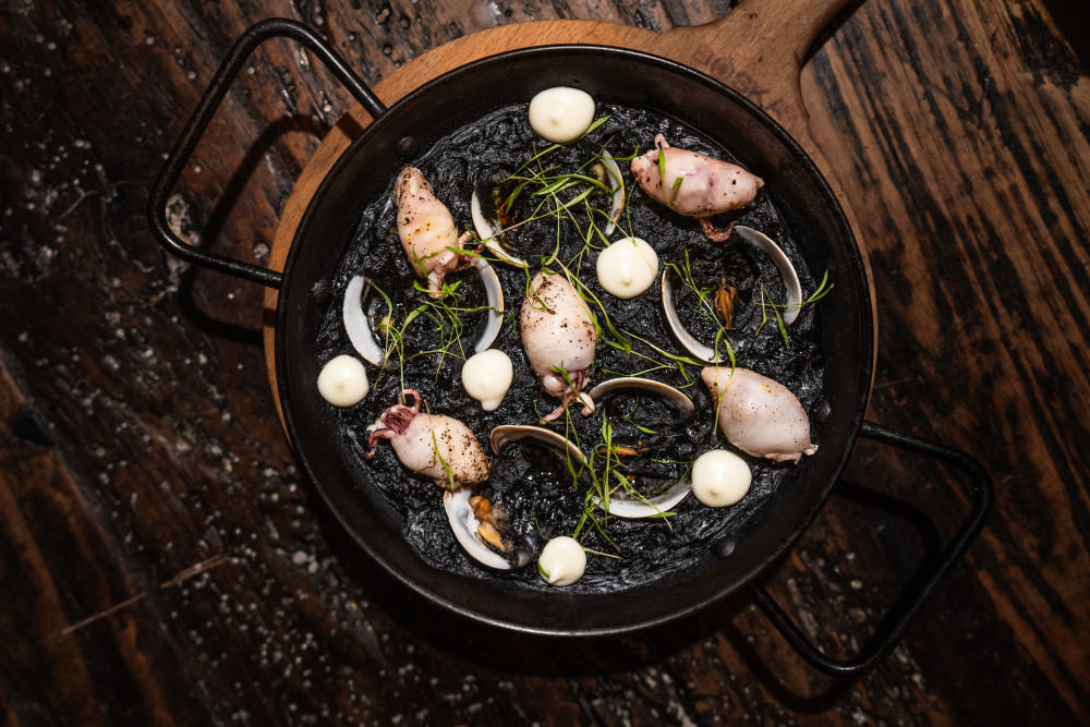 Calasparra Rice | Squid Ink | Chipirones | Clams.