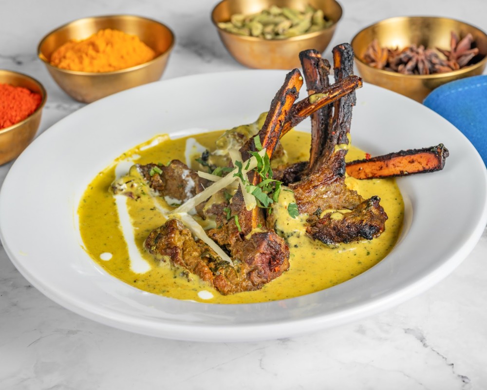 Delicious Lamb chops cooked perfectly in a delicious curry