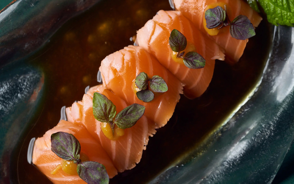 Ora king Salmon Sashimi