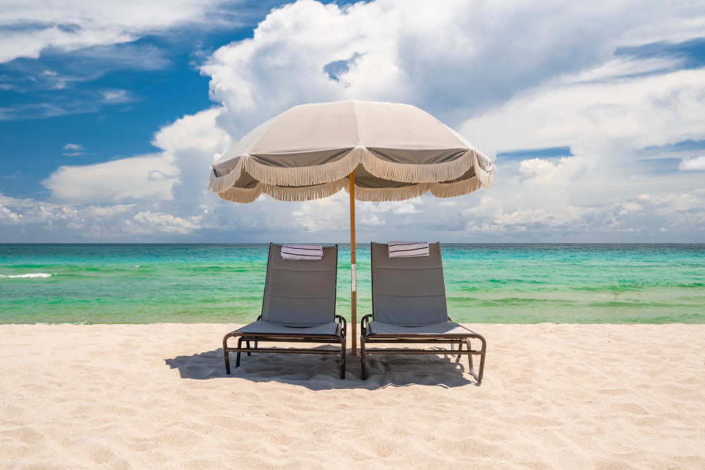 Our private beach is only a block away, between The W and The Setai. Catch a ride with our complimentary shuttle, or take a stroll along Collins Park on your way. You'll find this is no basic beach experience: grab a magazine, enjoy one of our table game favorites like Jenga and Connect Four or get on the water with beach activity rentals like parasailing or a jetski tour.
Check in is at the Boulan beach hut, where you'll be provided two complimentary lounge chairs and towels to prepare you for all the rest + relaxation you need.