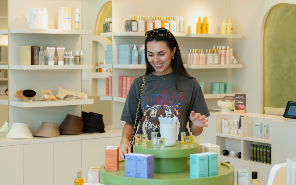 Retail section of the store