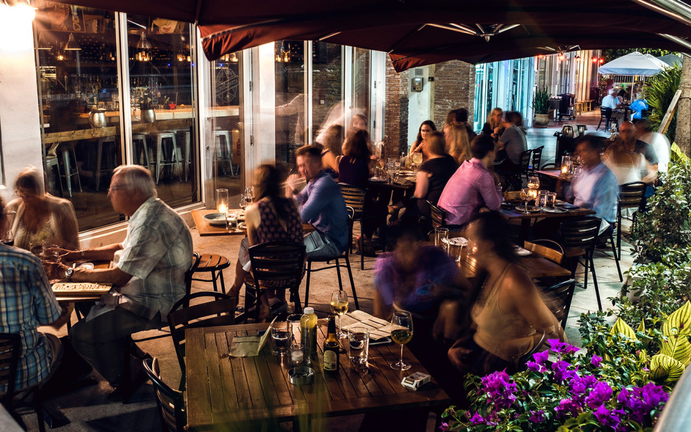 Outdoor seating at Grill 305 Outdoor seating at Grill 305