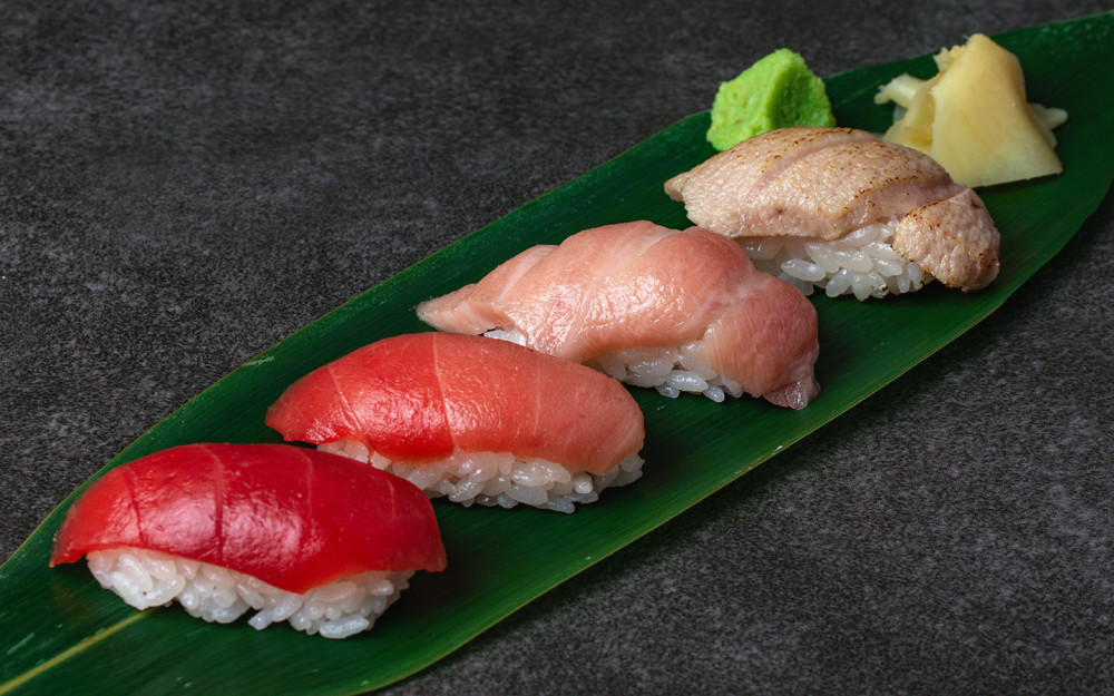 bluefin tuna nigiri flight