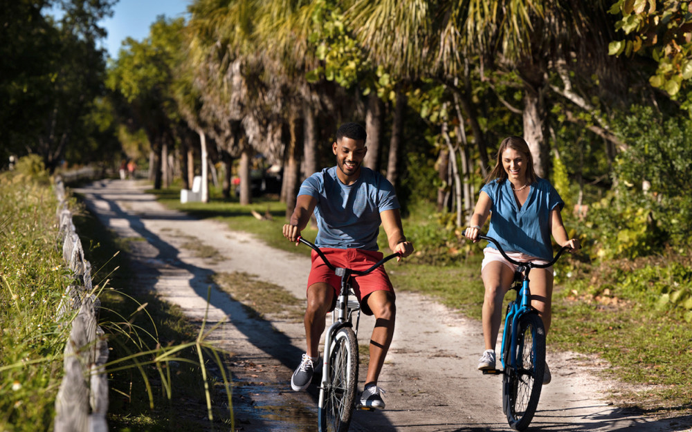 Bike the trails of Bill Baggs State Park