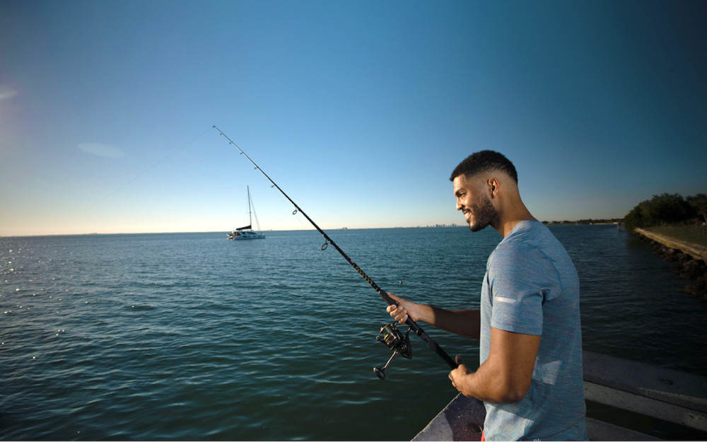 Fishing at Bill Baggs State Park