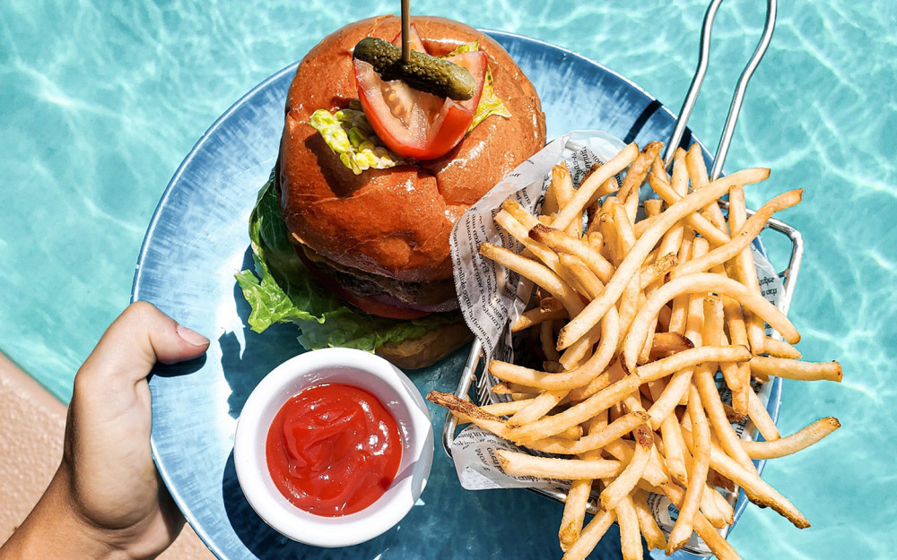 Burger & Fries at The Biltmore's Cascade