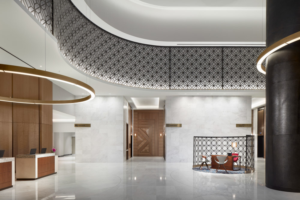 Hotel Lobby and front desk