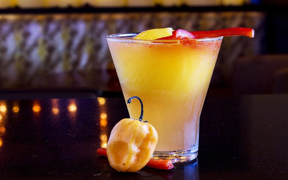 Specialty cocktail available at NAU Lounge