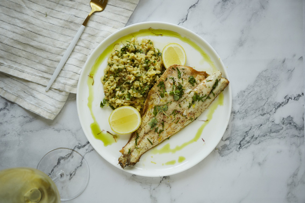 Branzino & Risotto