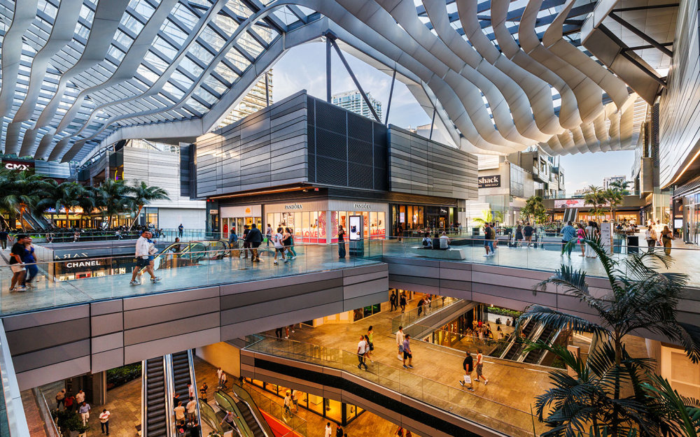 Brickell City Centre's modern interior