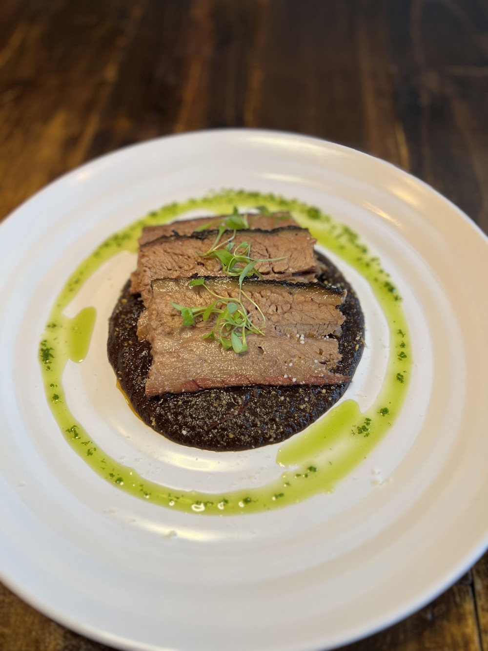 Miami-Style Barbecue Smokehouse 
Mole Brisket