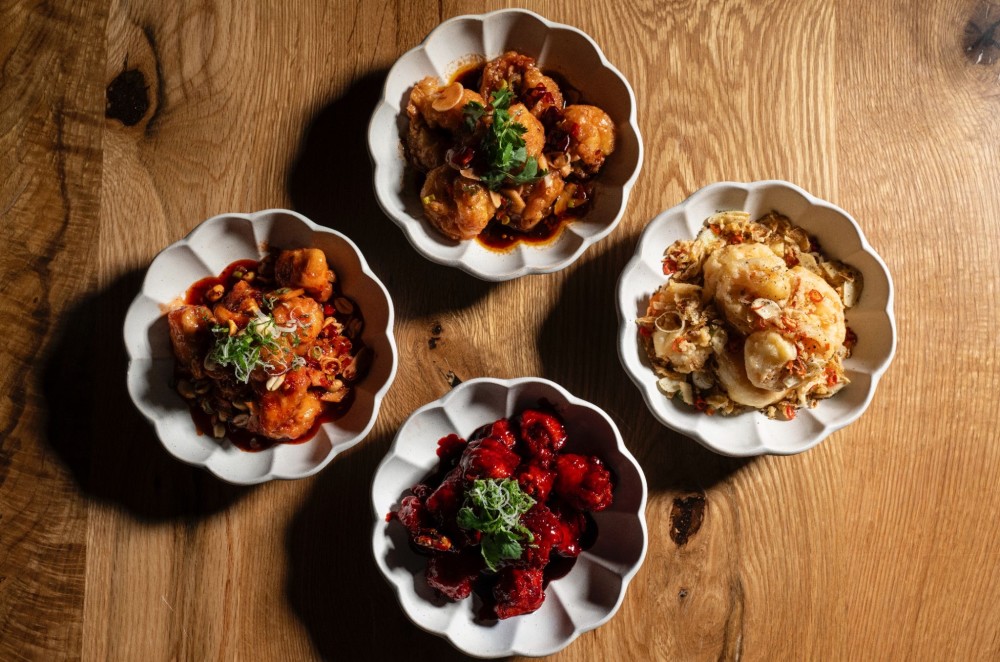 Sweet & Sour Chicken, Salt & Pepper Lobster Tails, Kong Pao Chicken, Beijing Chicken