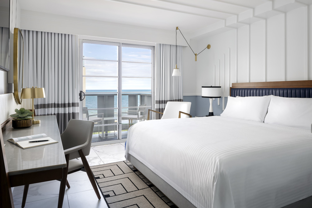 Enjoy views of the Atlantic with a fantastic balcony.