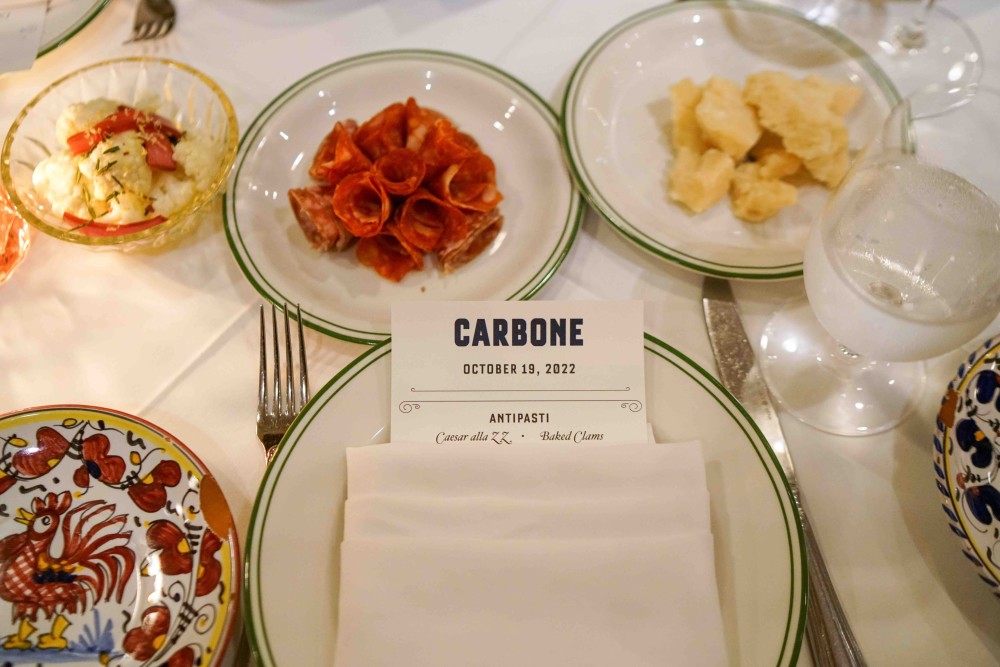 Carbone x Sadelle's Tablescape