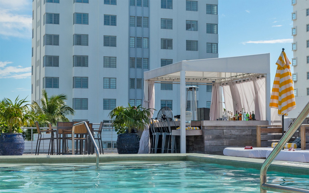 Rooftop Pool at the Catalina Hotel