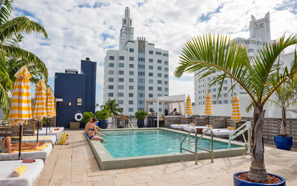 Rooftop Pool at the Catalina Hotel