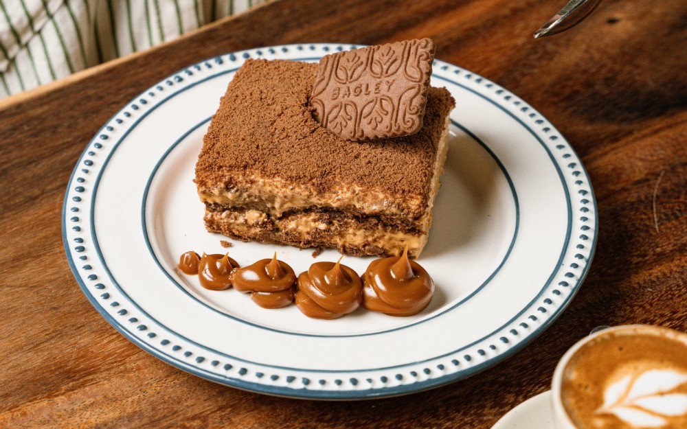 Our most famous dessert, the chocotorta.