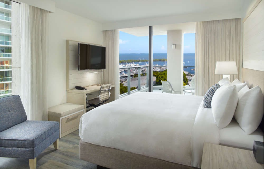 Bay View King Guest Room with Balcony
