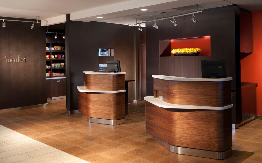 Enjoy a speedy check-in and check-out at our front desk. When hunger arises, stock up on snacks and beverages at The Market.
