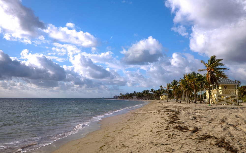 Lifeguard stand at Crandon Park