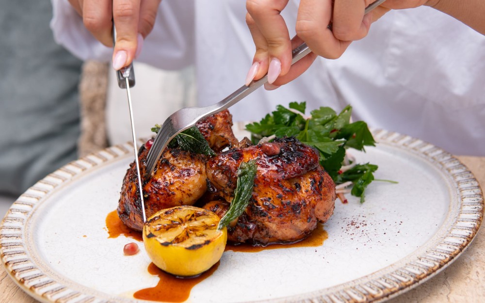 Honey glazed chicken