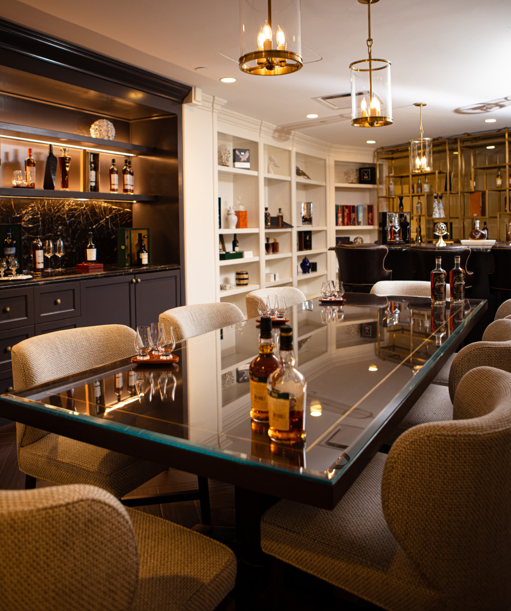Welcome to "The Experience Salon" – an intimate haven for aficionados of the finest whiskey and bourbon.