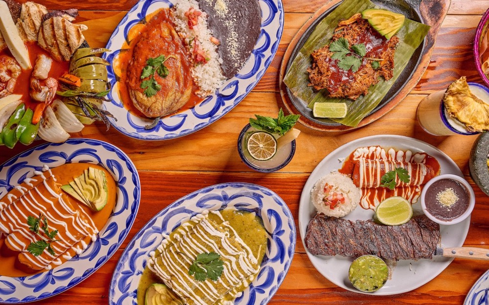 Festa de comida mexicana