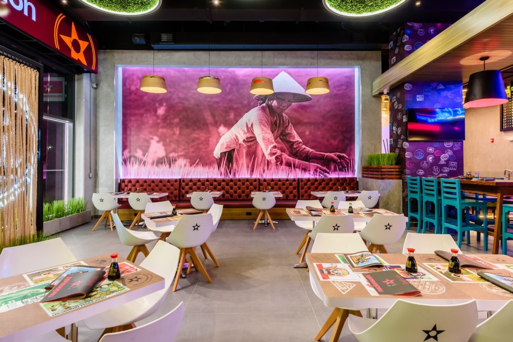 The experience begins the moment you walk into NacionSushi.
