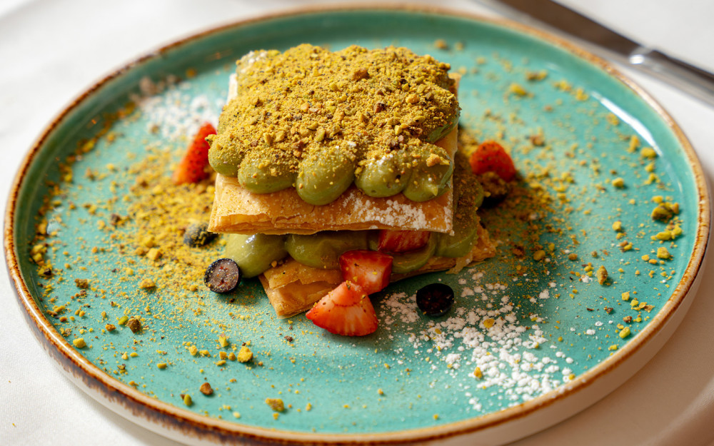 Millefoglie al Pistacchio