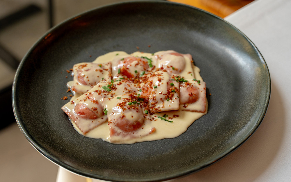 Ravioli fichi e gorgonzola
