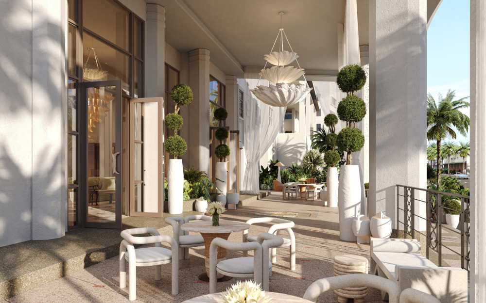Front Facing Entry Terrace