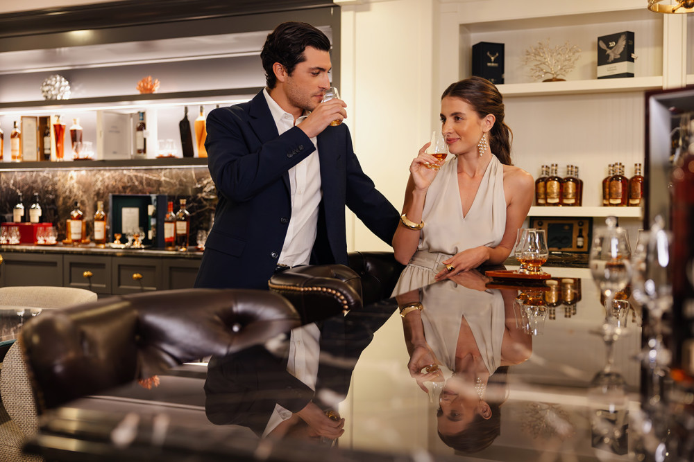 Welcome to "The Experience Salon" – an intimate haven for aficionados of the finest whiskey and bourbon.