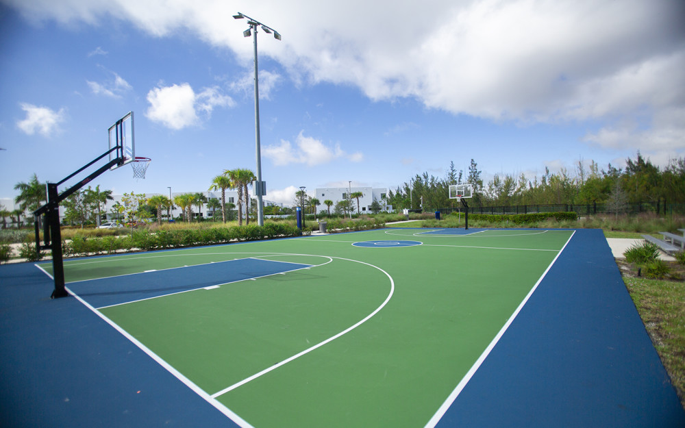 Basketball courts