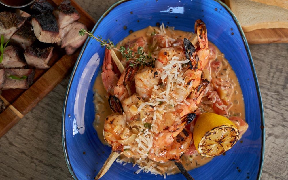 Lemongrass Shrimp Skewers