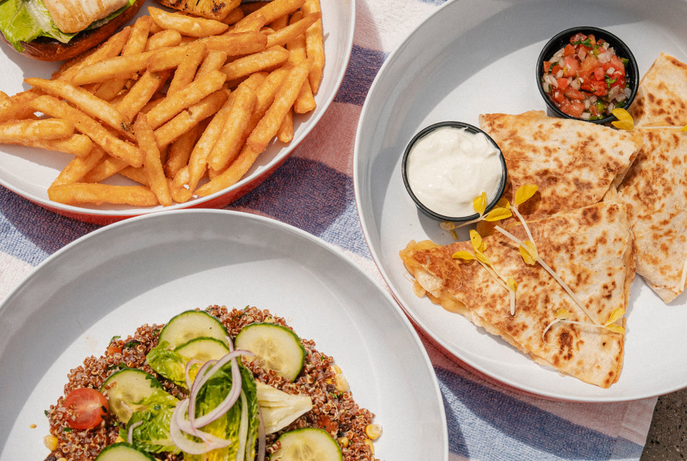 Poolside favorites are served at Edgewater