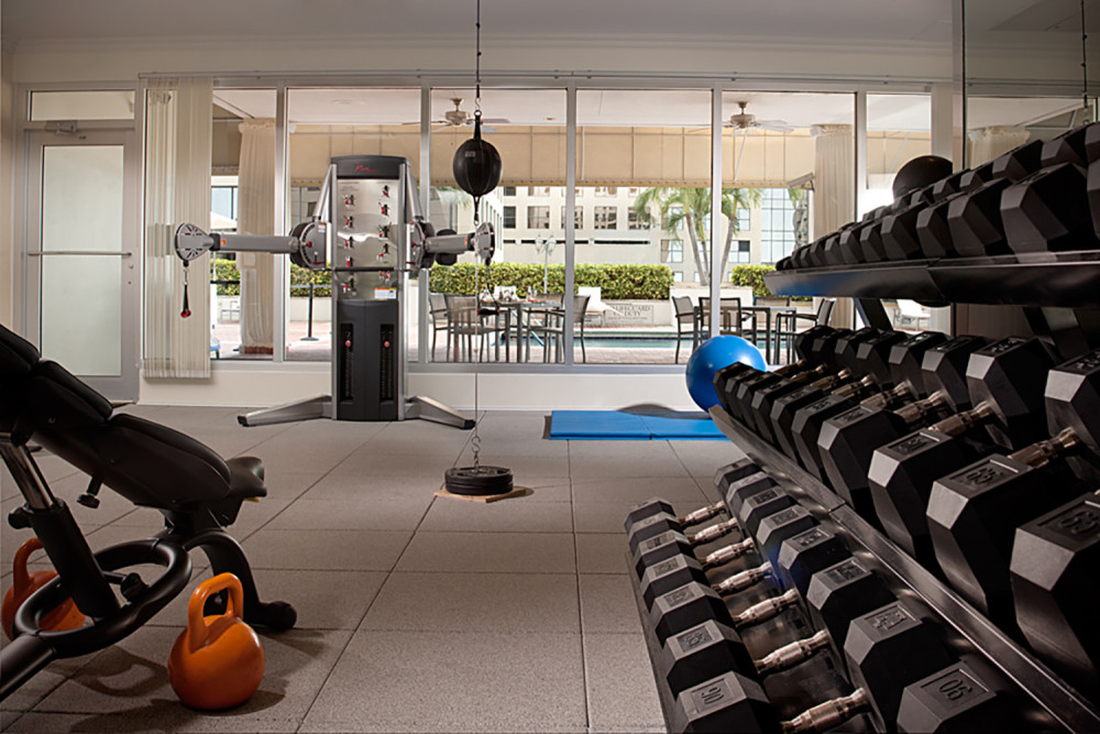 Fitness Center located on the 7th floor