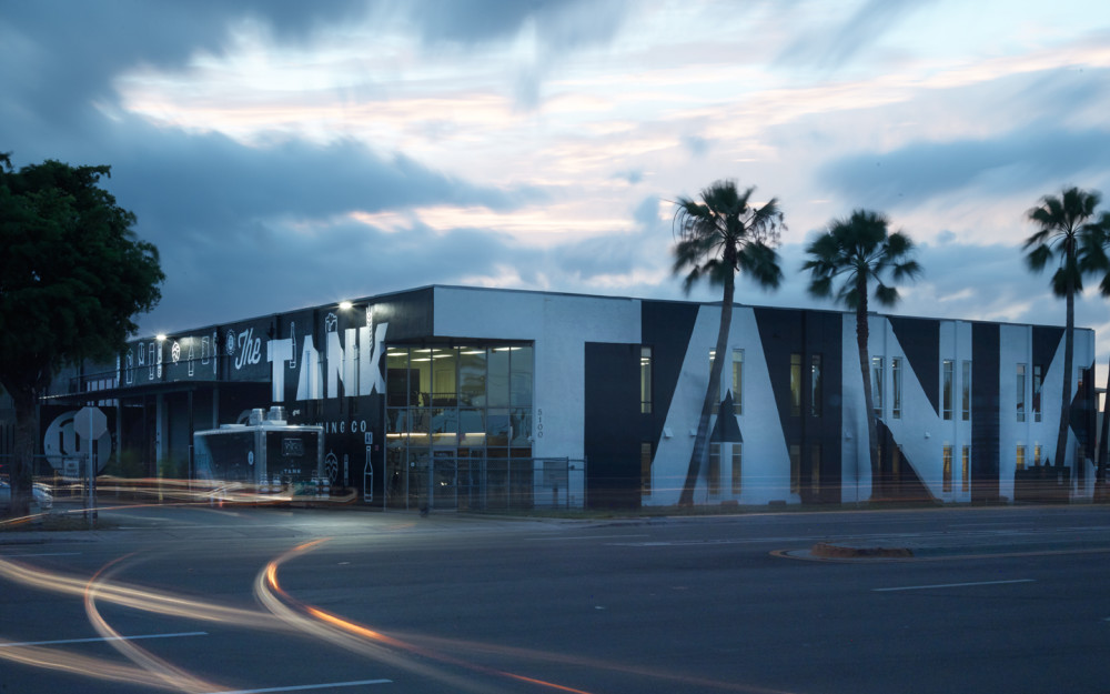 La Tank Brewing Company à l'extérieur