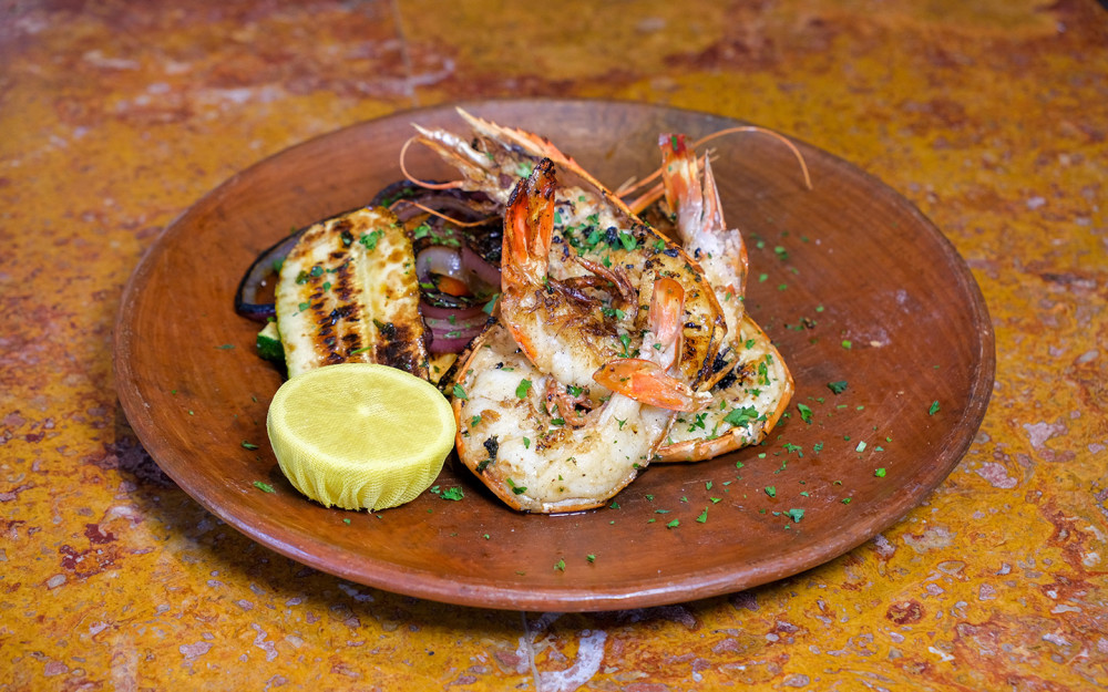 Garlic Mojo Prawns
