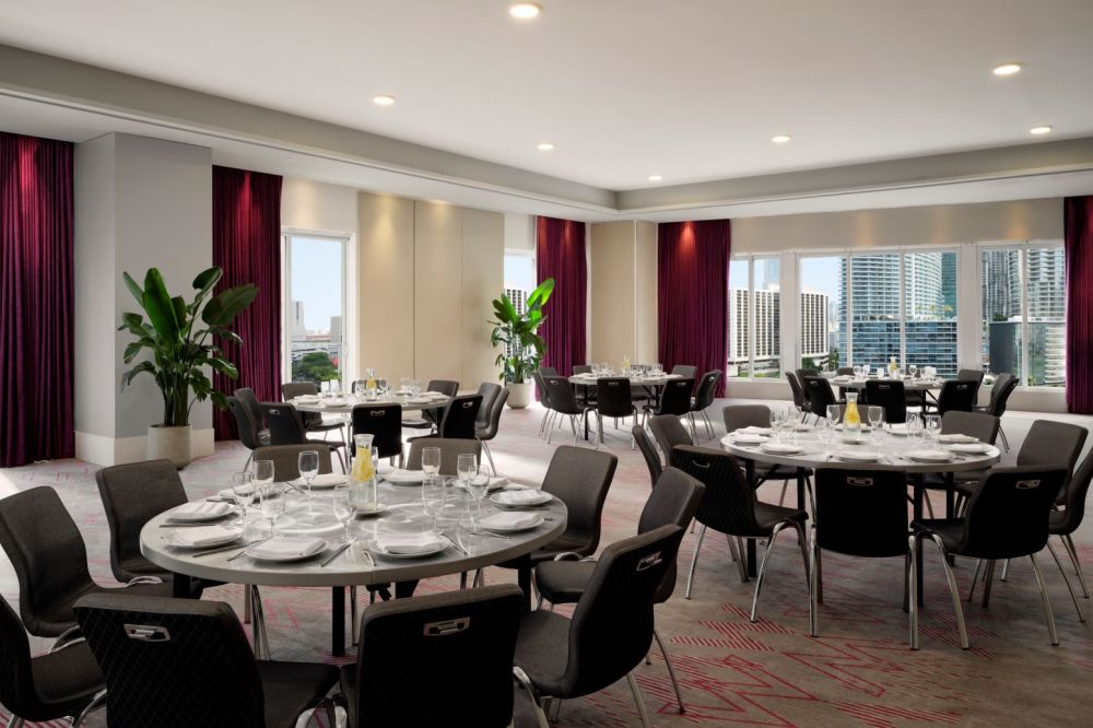 Let's talk business in W Miami's Great Room, where every detail is planned to perfection.