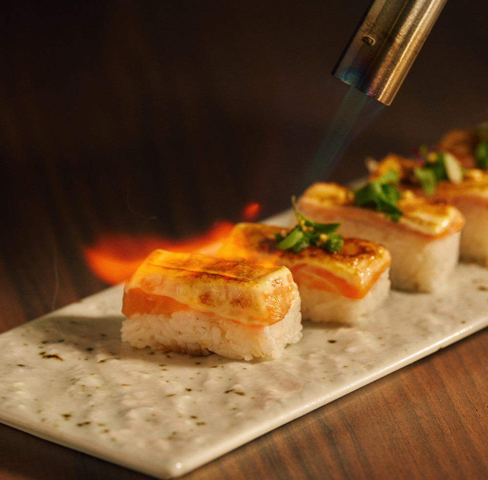 Aburi Salmon Sushi Press