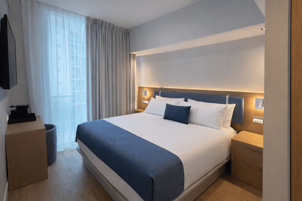 Ideal for couples or solo travelers, the Balcony King Room offers a refined and cozy atmosphere for up to two guests.