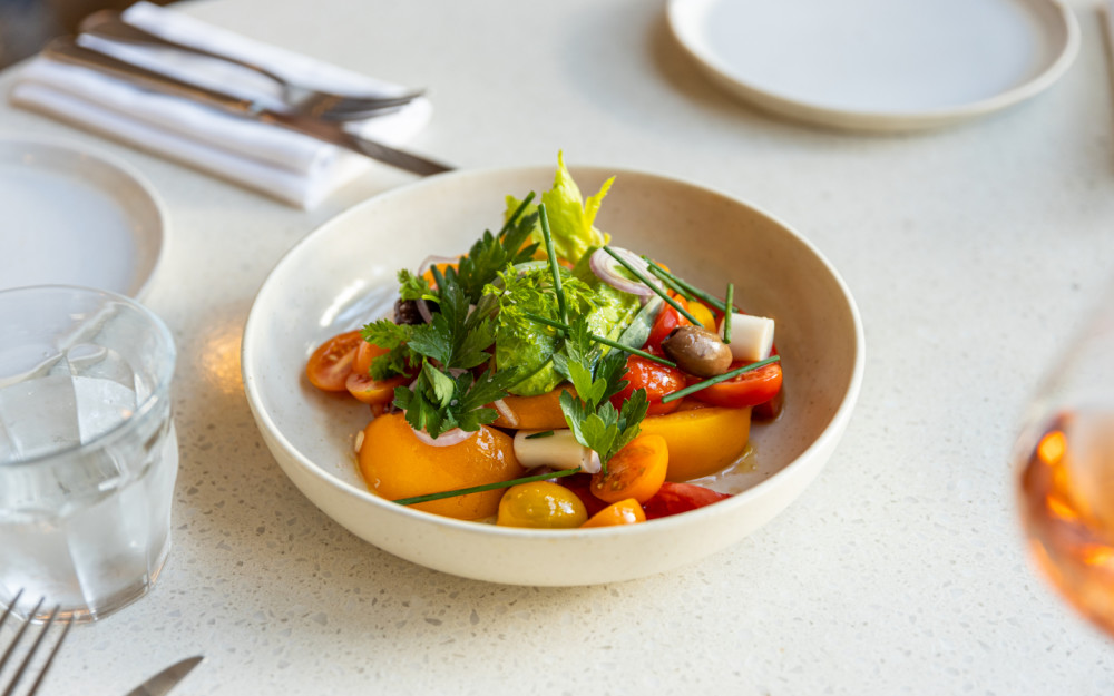 Heirloom tomatoes, crisp greens, and bold flavors—The Drexel’s take on a classic, crafted for Miami Beach’s lively dining scene.