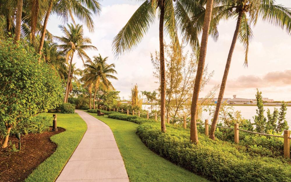 Take a  Jog at the Hilton Miami Airport Blue Lagoon