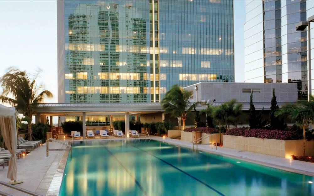 Pool area.