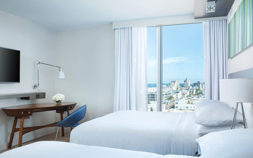 Ocean/City View Queen Guest Room
